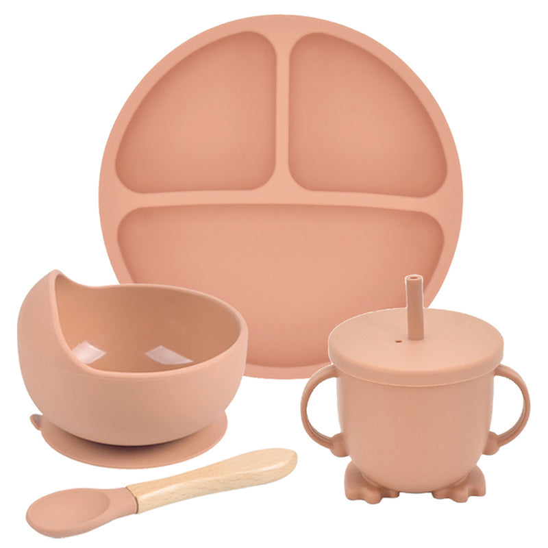Baby feeding set with cup, plate & cutlery
