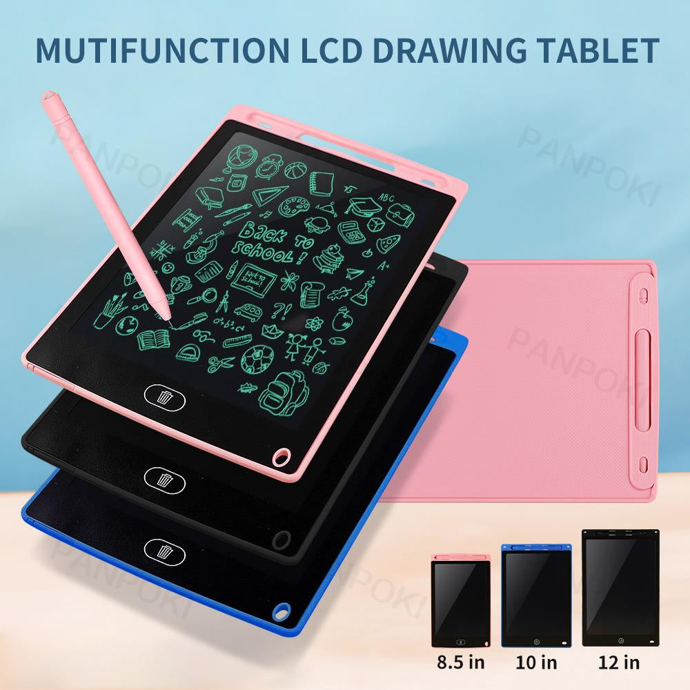 8.5/10/12 Inch LCD Drawing Tablet Electronic Drawing Writing Board Colorful  Handwriting Pad Boy Girl Kids Children's Toys Gift - Realistic Reborn Dolls  for Sale