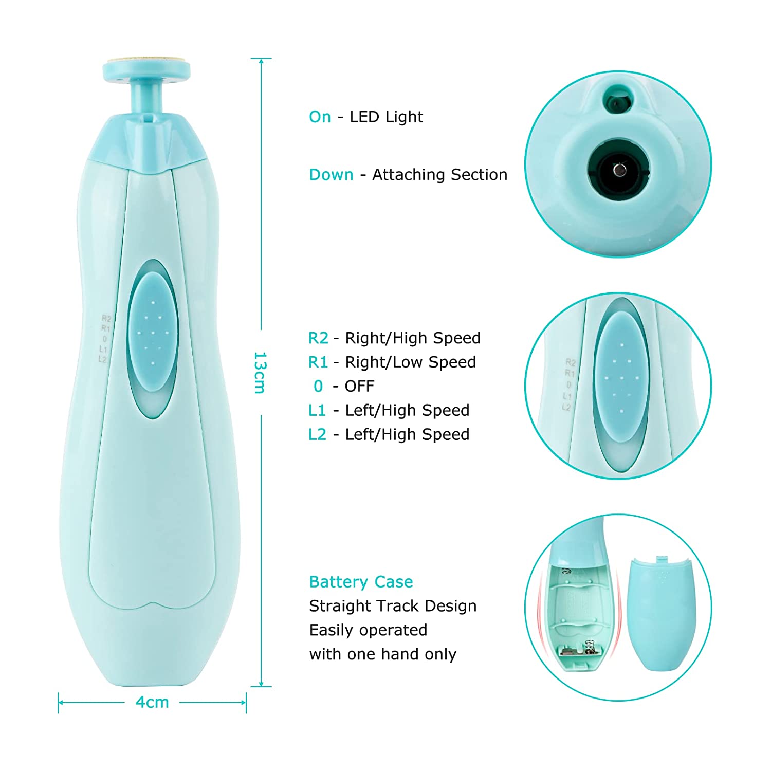 BabyTrim™ - Your Baby Automatic Nail Trimmer (Pain Free) – BlueBird Baby